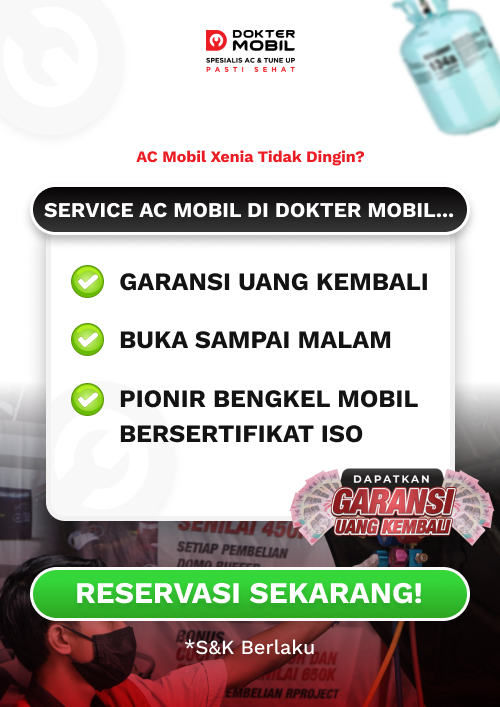 AC Mobil Xenia Tidak Dingin