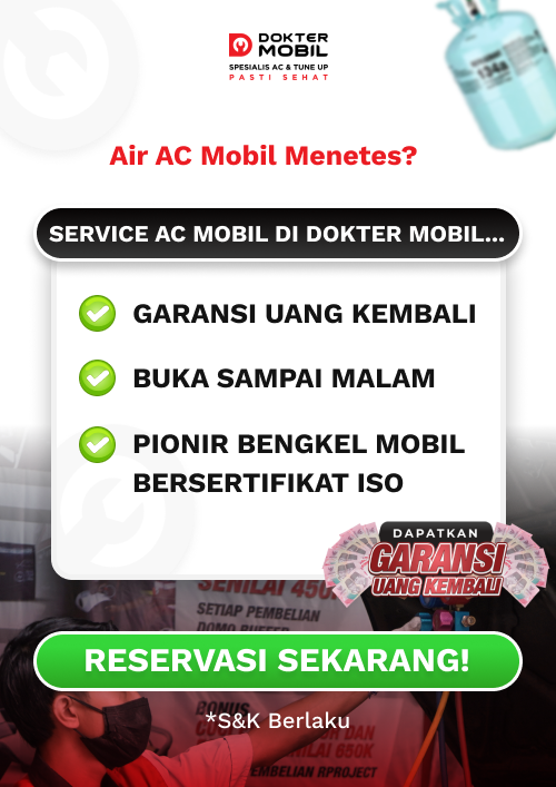 kenapa air ac mobil menetes banyak