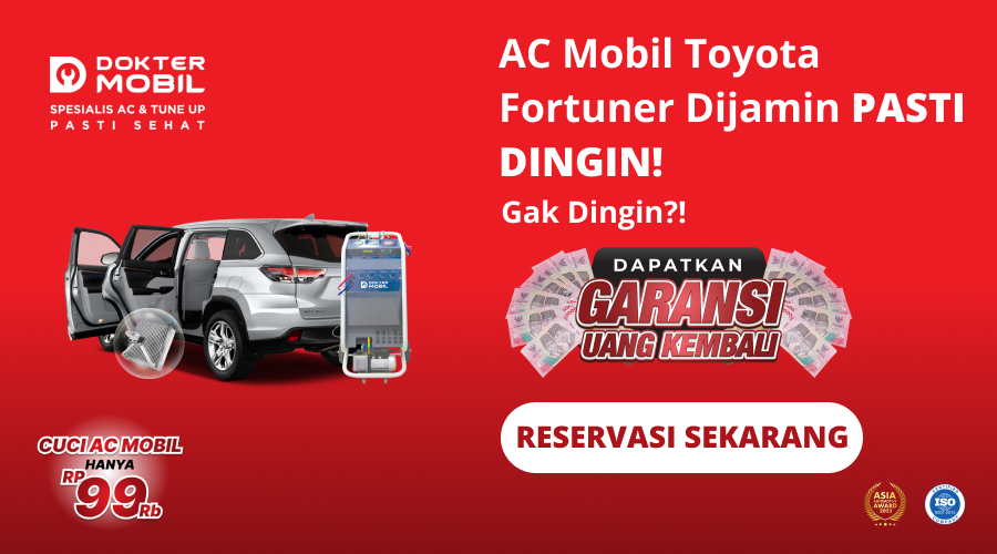 Bengkel AC Mobil Toyota Fortuner Jakarta Utara